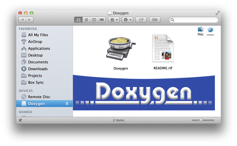 mac doxygen