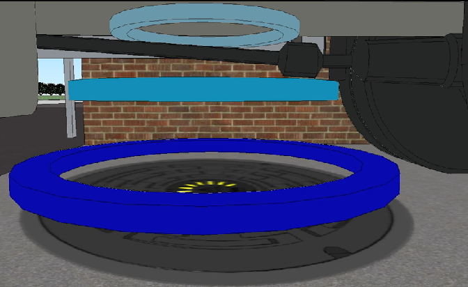 HEVO Power 맨홀 뚜껑 무선 충전